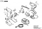 Bosch 0 603 937 769 Psr 7,2 Ve Cordless Screw Driver 7.2 V / Eu Spare Parts